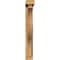 Ekena Millwork Funston Block Rough Sawn Bracket w/ Offset Brace, Western Red Cedar, 4"W x 18"D x 30"H BKT0402X18X30FST05RWR - alternate 3